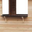 Maisonnette sur pilotis en bois FSC thermo-traité avec toboggan Schplouf - Abracadaprout