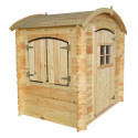 Cabane pour enfants bois 19mm - 130x106cm - sans plancher - Timbela