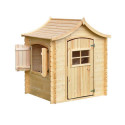 Cabane double pente - bois 19mm - 130x106cm - sans plancher - Timbela