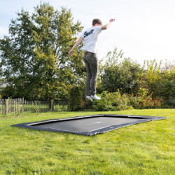 Trampoline InTerra - 214x305cm - installation enterrée - Exit Toys
