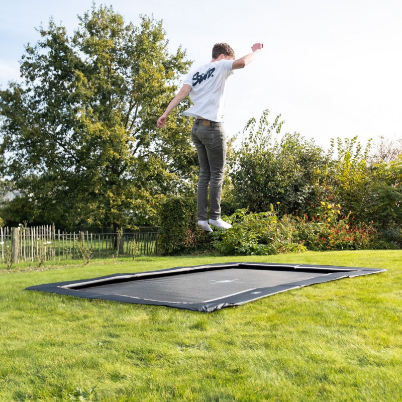 Trampoline InTerra - 214x305cm - installation enterrée - Exit Toys