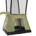 Tour de jeux IVY avec plate-forme, toit, toboggan et tente - Exit Toys