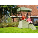 Tour de jeux IVY avec toboggan, 2 balançoires, tente - Exit Toys