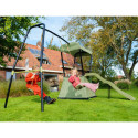 Tour de jeux IVY avec toboggan, 2 balançoires, tente - Exit Toys