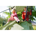 Tour de jeux IVY avec toboggan, 2 balançoires, tente - Exit Toys