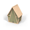 Maisonnette de jeux 2-en-1 - en bois et tissu - Yuki 100 - Exit Toys