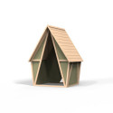 Maisonnette de jeux 2-en-1 - en bois et tissu - Yuki 100 - Exit Toys