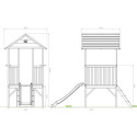 Maisonnette sur pilotis - en bois et tissu - Panorama 300 - Exit Toys