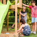 Station de jeux Easy Xperience en bois FSC avec toboggan et balançoires