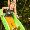 Station de jeux Easy Xperience en bois FSC avec toboggan et balançoires