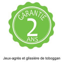 Tipi en polyester vert pour portiques H.230/250cm – Aléo by Trigano