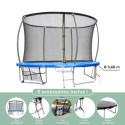 Trampoline sur pieds - noir - diam. 366cm - Soulet