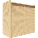 Bertilo Abris de jardin en bois Bois massif Marron 2.1m²