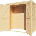 Bertilo Abris de jardin en bois Bois massif Marron 2.1m²