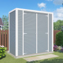 Bertilo Abris de jardin en bois Bois massif Gris 2.1m²
