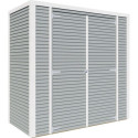 Bertilo Abris de jardin en bois Bois massif Gris 2.1m²