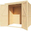 Bertilo Abris de jardin en bois Bois massif Marron 3.20m²