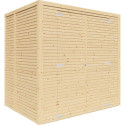 Bertilo Abris de jardin en bois Bois massif Marron 3.20m²