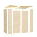 Bertilo Abris de jardin en bois Bois massif Marron 3.20m²
