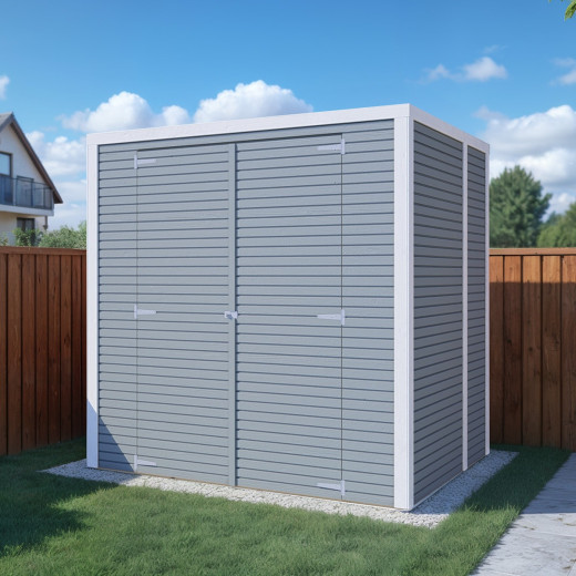 Bertilo Abris de jardin en bois Bois massif Gris 3.20m²