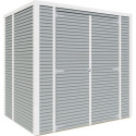 Bertilo Abris de jardin en bois Bois massif Gris 3.20m²