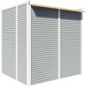 Bertilo Abris de jardin en bois Bois massif Gris 3.20m²