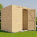 Bertilo Abris de jardin en bois Bois massif Marron 4.2m²