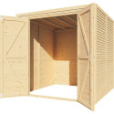 Bertilo Abris de jardin en bois Bois massif Marron 4.2m²