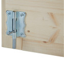 Bertilo Abris de jardin en bois Bois massif Marron 4.2m²