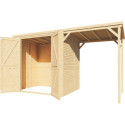 Bertilo Abris de jardin en bois Bois massif Marron 5.8m²
