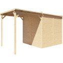 Bertilo Abris de jardin en bois Bois massif Marron 7.5m²