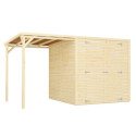 Bertilo Abris de jardin en bois Bois massif Marron 7.5m²