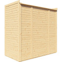 Bertilo Abris de jardin en bois Bois massif Marron 2.7m²
