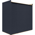 Bertilo Abris de jardin en bois Bois massif Gris 2.7m²