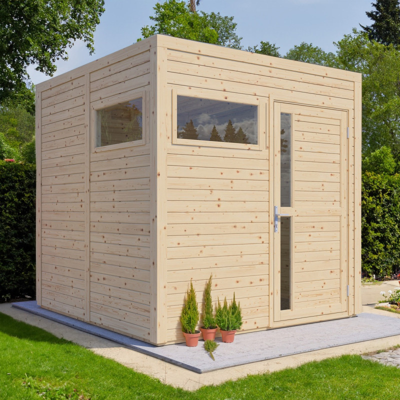 Bertilo Abris de jardin en bois Bois massif Marron 5.3m²