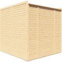 Bertilo Abris de jardin en bois Bois massif Marron 5.3m²