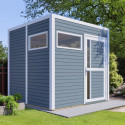Bertilo Abris de jardin en bois Bois massif Gris 5.3m²