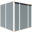 Bertilo Abris de jardin en bois Bois massif Gris 5.3m²