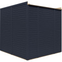 Bertilo Abris de jardin en bois Bois massif Gris 5.3m²