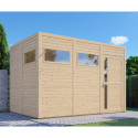 Bertilo Abris de jardin en bois Bois massif Marron 7.9m²