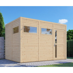 Bertilo Abris de jardin en bois Bois massif Marron 7.9m²