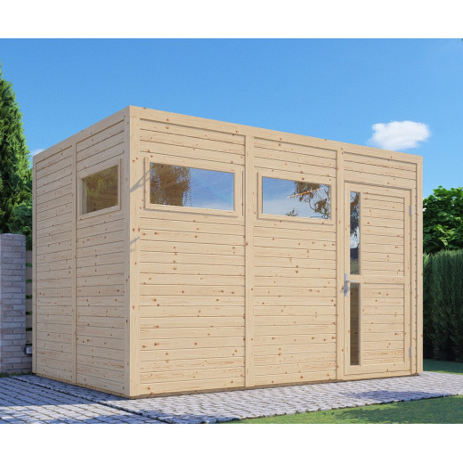 Bertilo Abris de jardin en bois Bois massif Marron 7.9m²