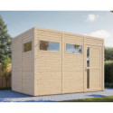 Bertilo Abris de jardin en bois Bois massif Marron 7.9m²