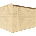 Bertilo Abris de jardin en bois Bois massif Marron 7.9m²