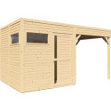 Bertilo Abris de jardin en bois Bois massif Marron 10.5m²