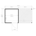 Bertilo Abris de jardin en bois Bois massif Marron 10.5m²