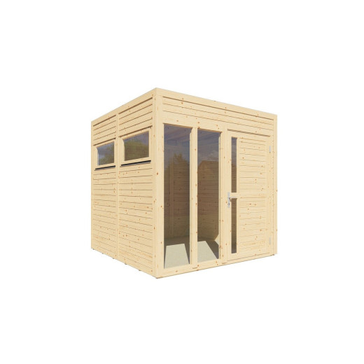 Bertilo Bureaux de jardin Bois massif Marron 5.3m²