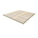 Bertilo Bureaux de jardin Bois massif Marron 5.3m²