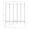 Bertilo Abris de jardin en bois Bois massif Marron 7m²