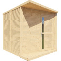 Bertilo Abris de jardin en bois Bois massif Marron 7m²